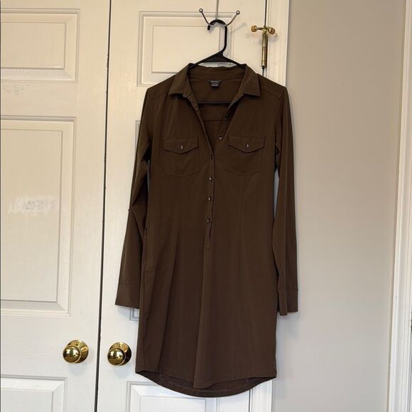 Eddie Bauer Athleisure Brown Dress Size Small NWOT - Picture 1 of 7